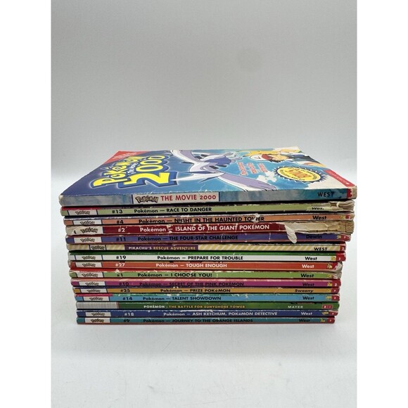 Pokemon Chapter Books Lot of 15 Scholastic Paperback Children's Anime Pikachu - Picture 14 of 16